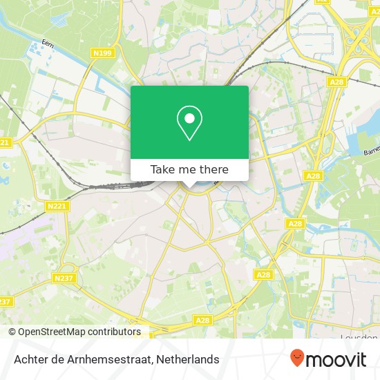 Achter de Arnhemsestraat Karte
