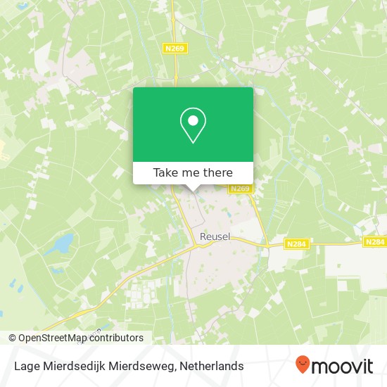 Lage Mierdsedijk Mierdseweg Karte