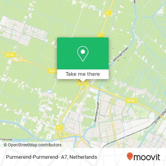 Purmerend-Purmerend- A7 map