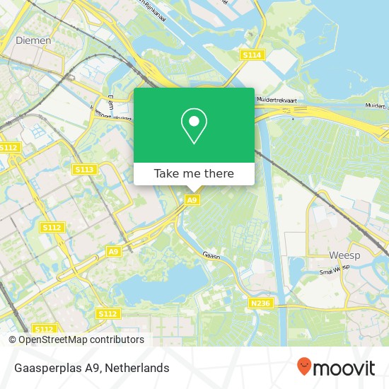 Gaasperplas A9 map