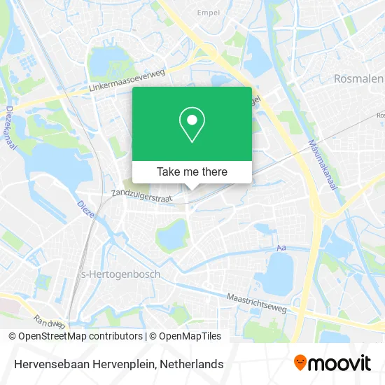 Hervensebaan Hervenplein map