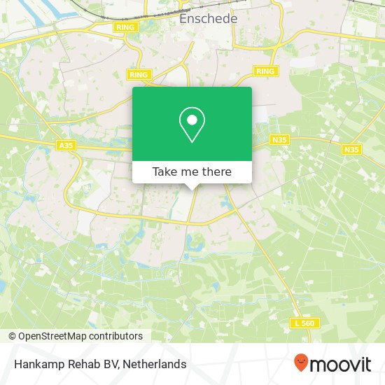 Hankamp Rehab BV map