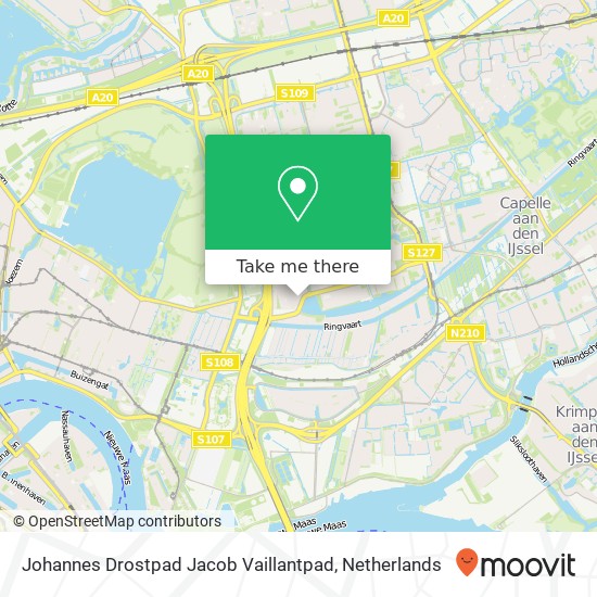 Johannes Drostpad Jacob Vaillantpad map