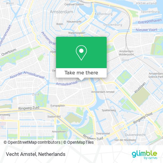 Vecht Amstel map