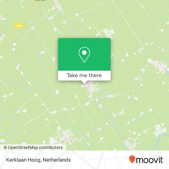 Kerklaan Hoog map