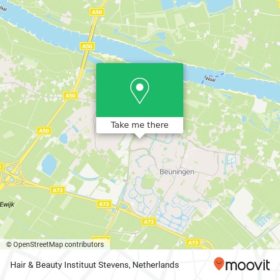 Hair & Beauty Instituut Stevens map