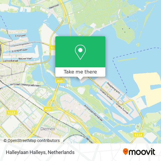 Halleylaan Halleys map