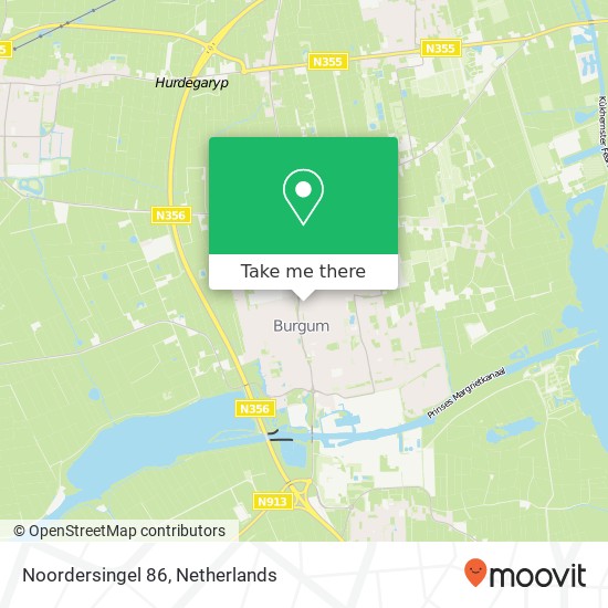 Noordersingel 86 map