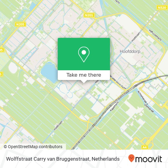 Wolffstraat Carry van Bruggenstraat map