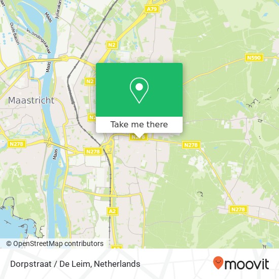 Dorpstraat / De Leim map