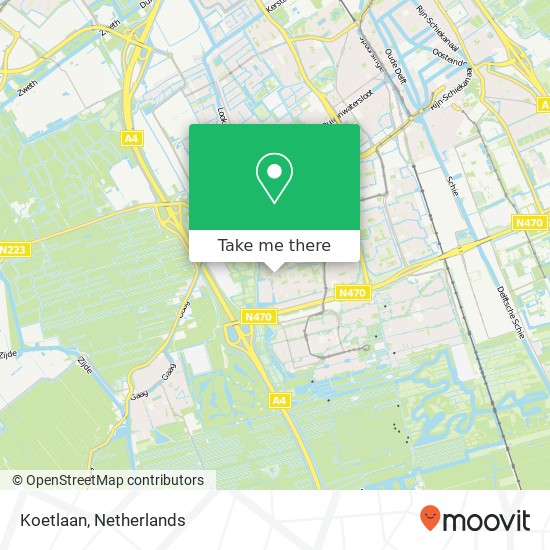 Koetlaan map