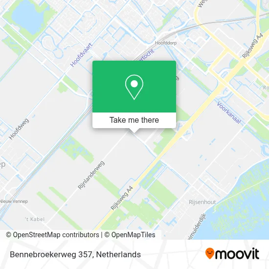 Bennebroekerweg 357 map