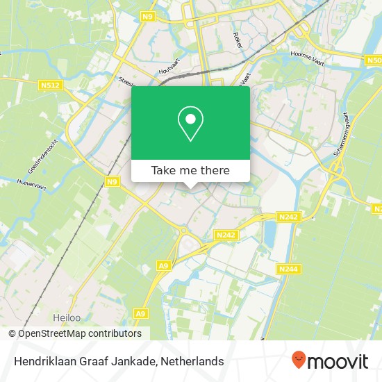 Hendriklaan Graaf Jankade map