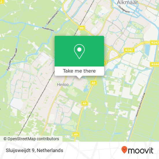Sluijsweijdt 9 map