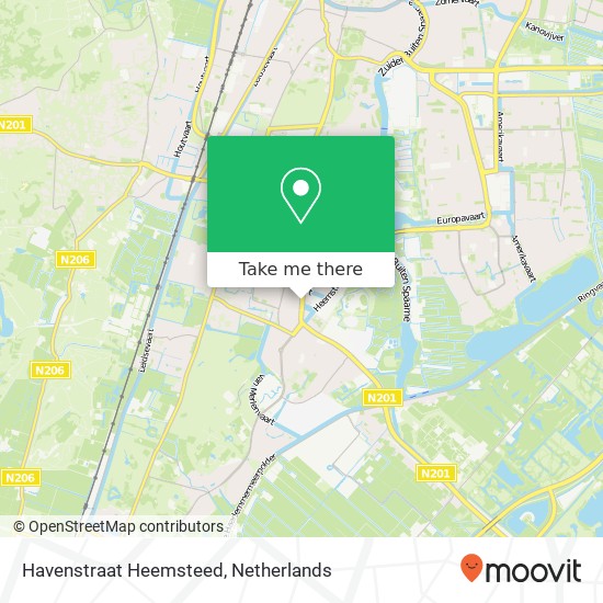 Havenstraat Heemsteed Karte