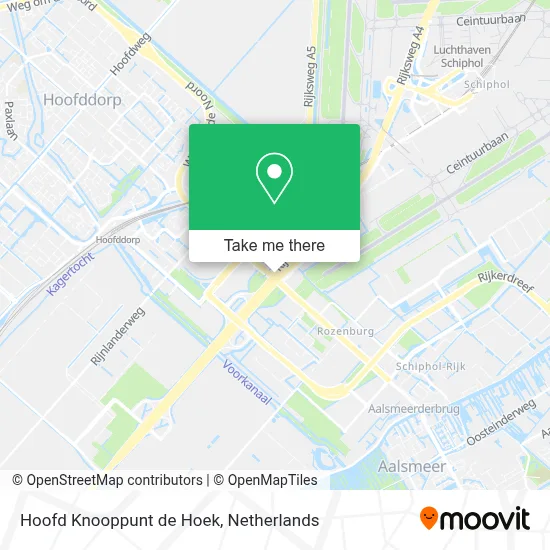 Hoofd Knooppunt de Hoek map