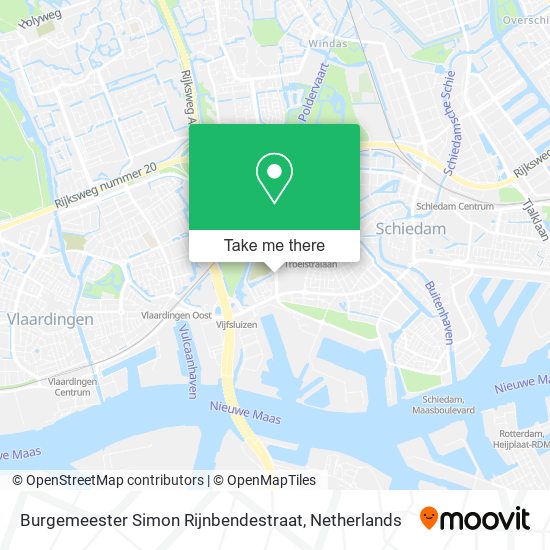 Burgemeester Simon Rijnbendestraat map