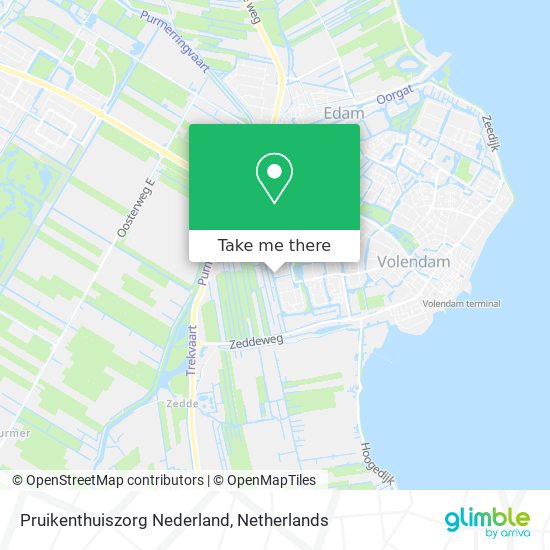 Pruikenthuiszorg Nederland map