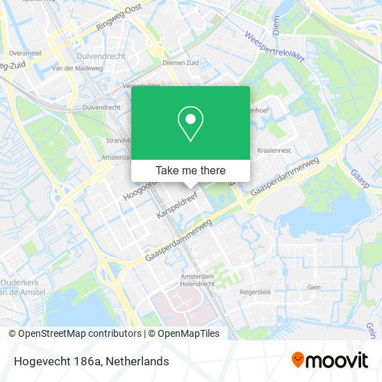 Hogevecht 186a map