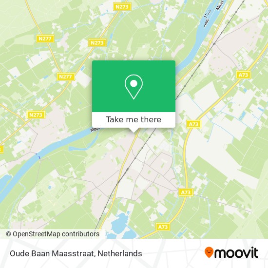 Oude Baan Maasstraat map