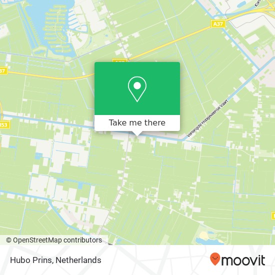 Hubo Prins map