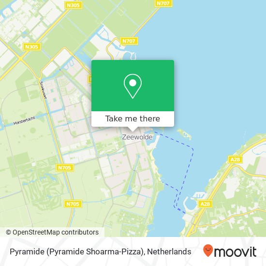 Pyramide (Pyramide Shoarma-Pizza) map