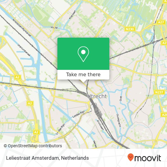 Leliestraat Amsterdam Karte