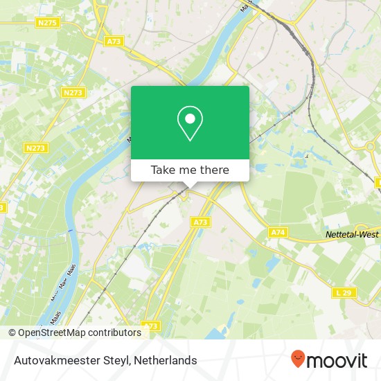 Autovakmeester Steyl map