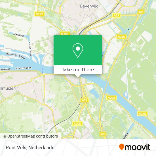 Pont Vels map