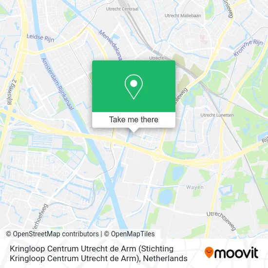 Kringloop Centrum Utrecht de Arm map