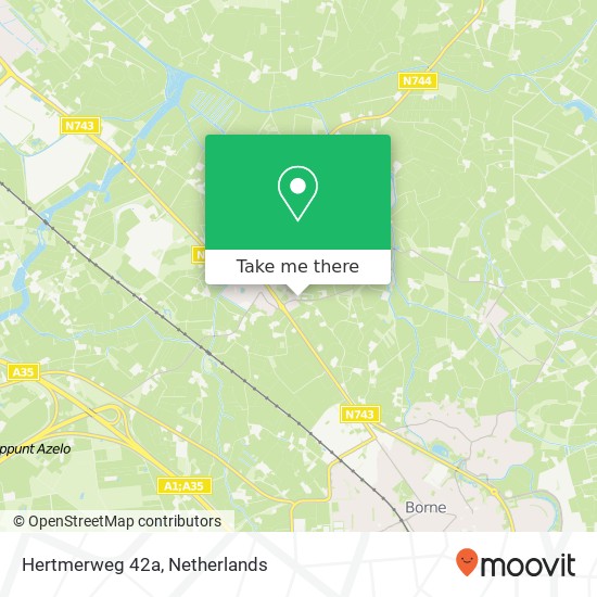 Hertmerweg 42a map