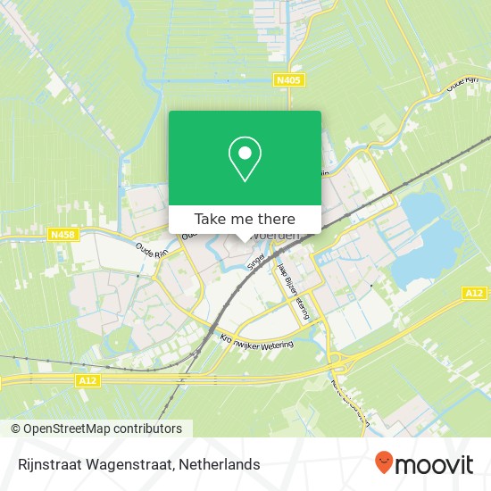 Rijnstraat Wagenstraat Karte