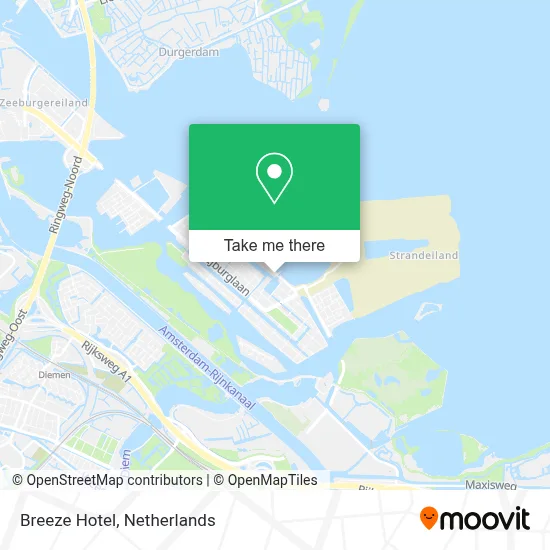 Breeze Hotel map