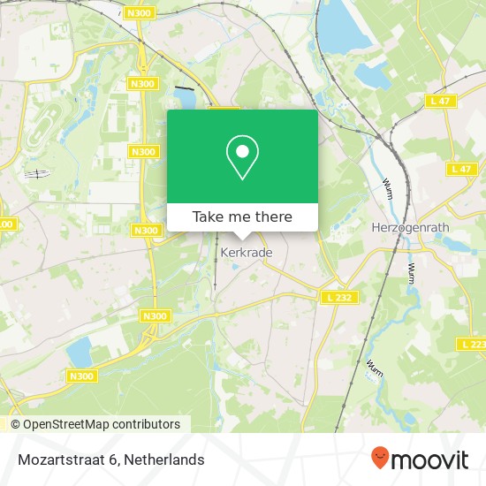 Mozartstraat 6 map