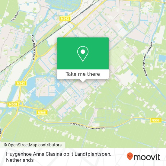 Huygenhoe Anna Clasina op 't Landtplantsoen map