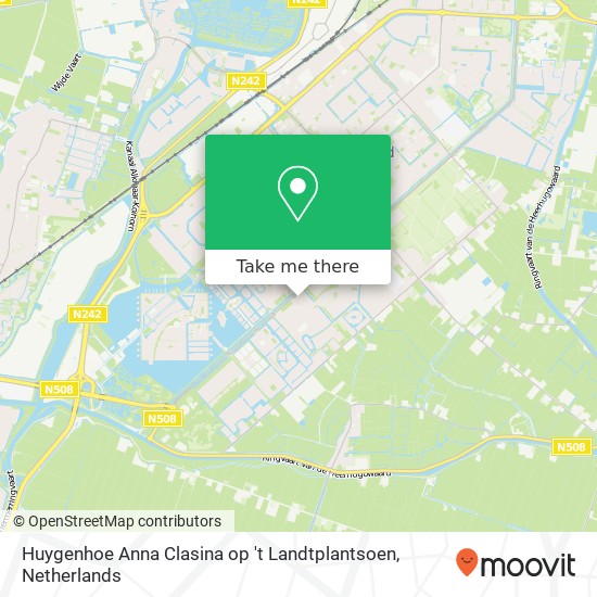 Huygenhoe Anna Clasina op 't Landtplantsoen map