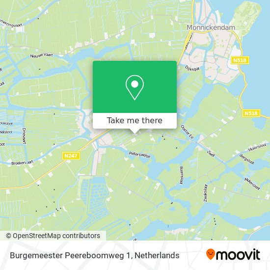 Burgemeester Peereboomweg 1 Karte