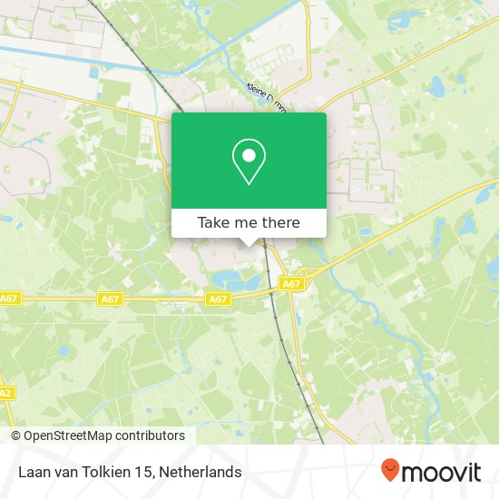 Laan van Tolkien 15 map