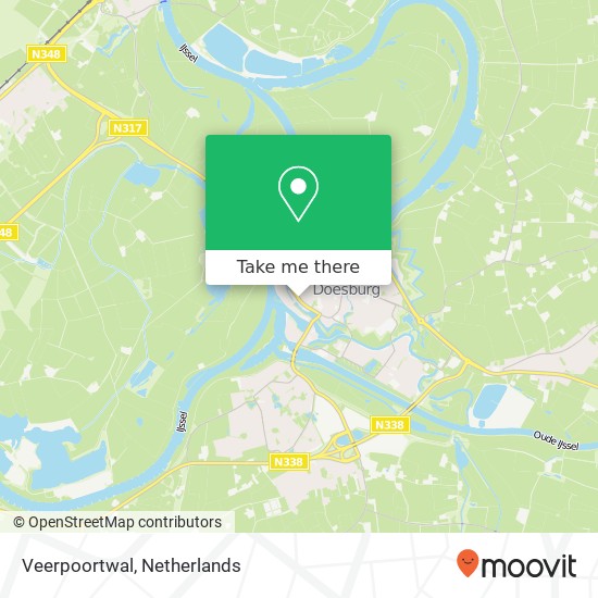 Veerpoortwal map
