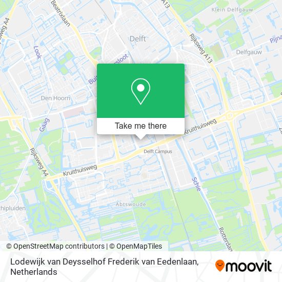 Lodewijk van Deysselhof Frederik van Eedenlaan map