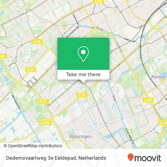 Dedemsvaartweg 3e Eeldepad map