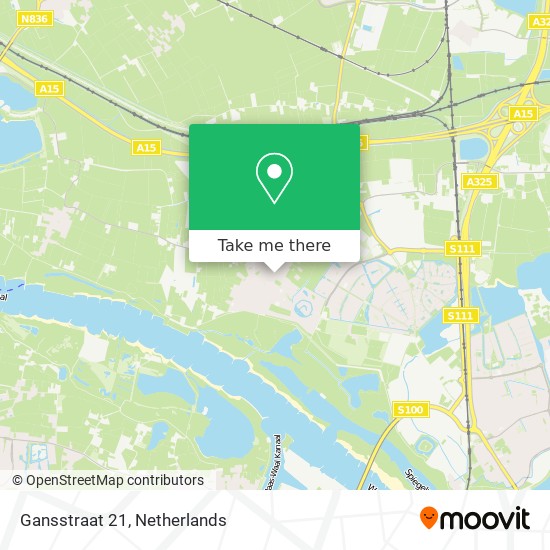 Gansstraat 21 map