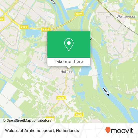 Walstraat Arnhemsepoort map