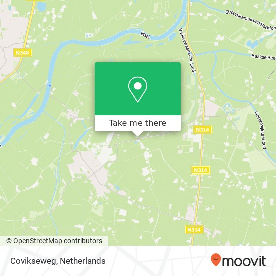 Covikseweg map