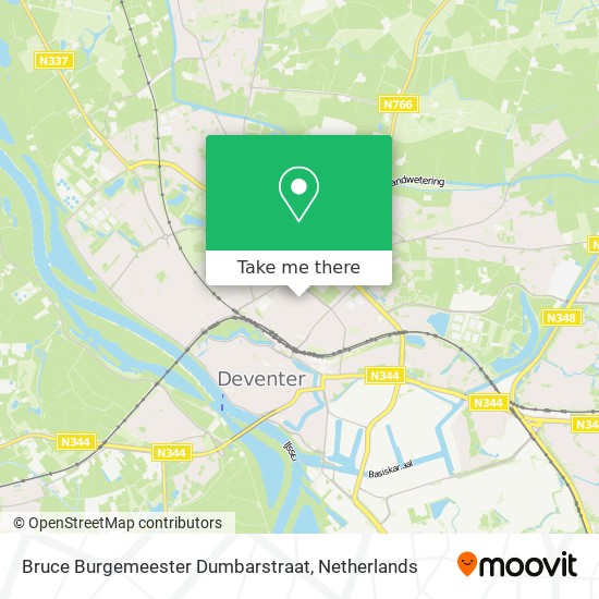 Bruce Burgemeester Dumbarstraat map