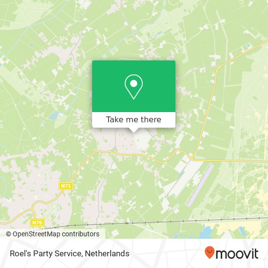 Roel's Party Service map