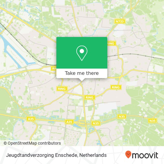Jeugdtandverzorging Enschede Karte