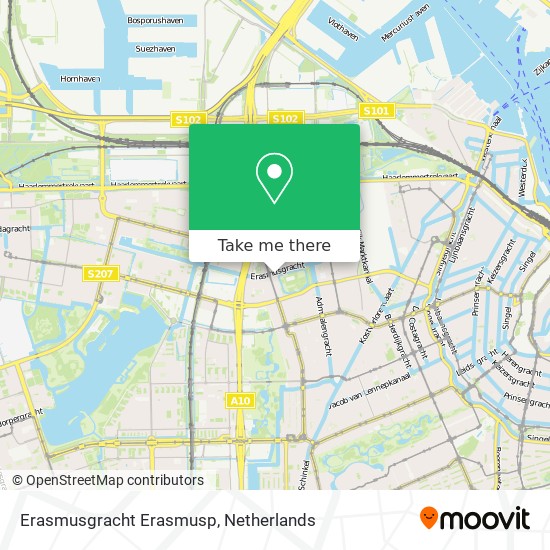 Erasmusgracht Erasmusp map