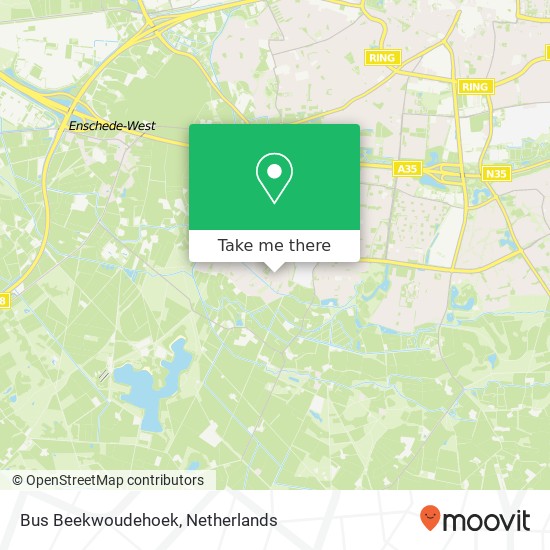 Bus Beekwoudehoek Karte