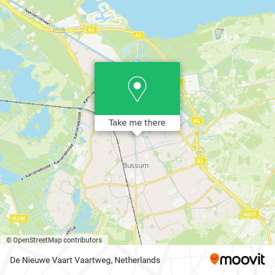 De Nieuwe Vaart Vaartweg map